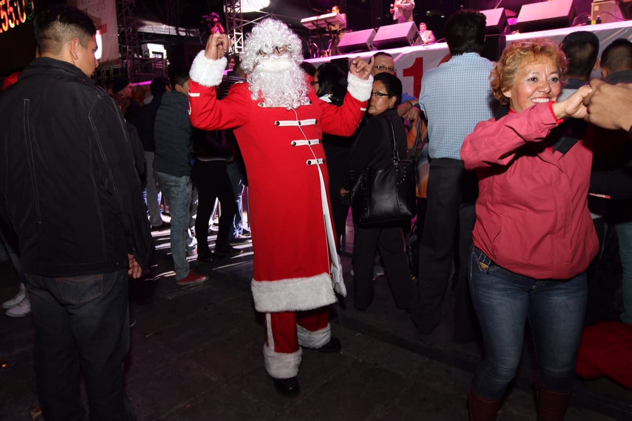 Celebración de fin de año en Ciudad de México