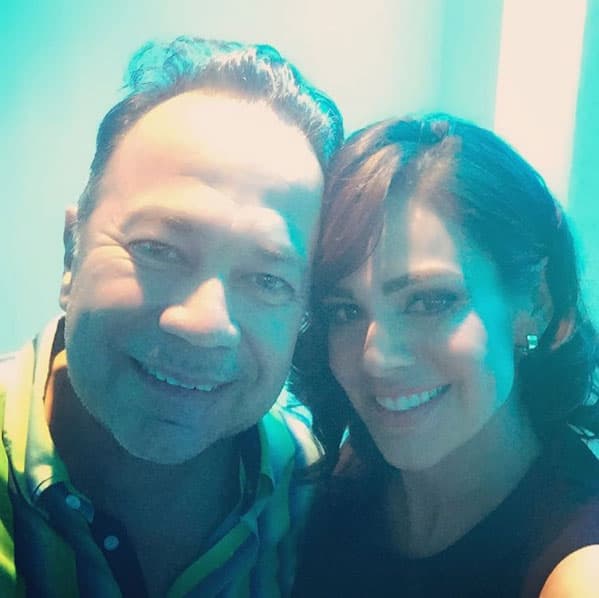 Luz Elena González fue otra de las guapas actrices que asistió.