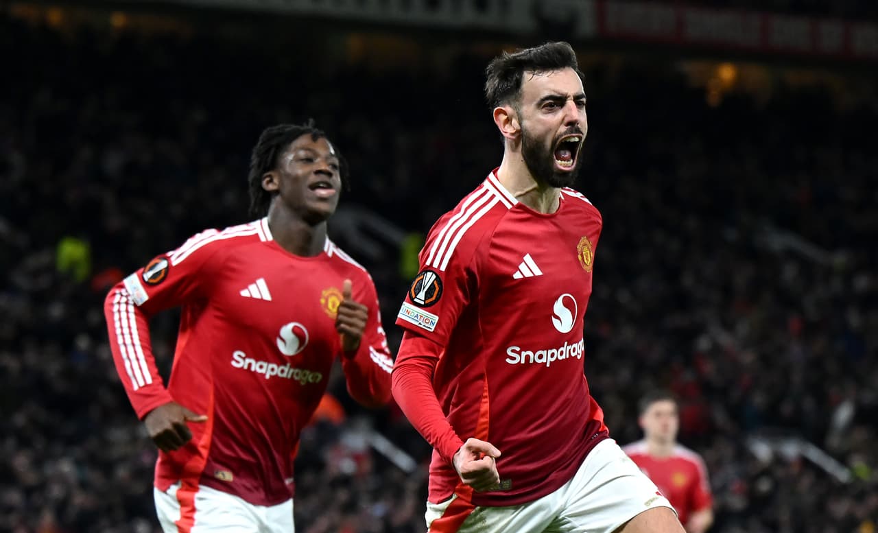 Resumen | Bruno le 'salva' la noche a Maguire en partido de drama y horrores en Old Trafford