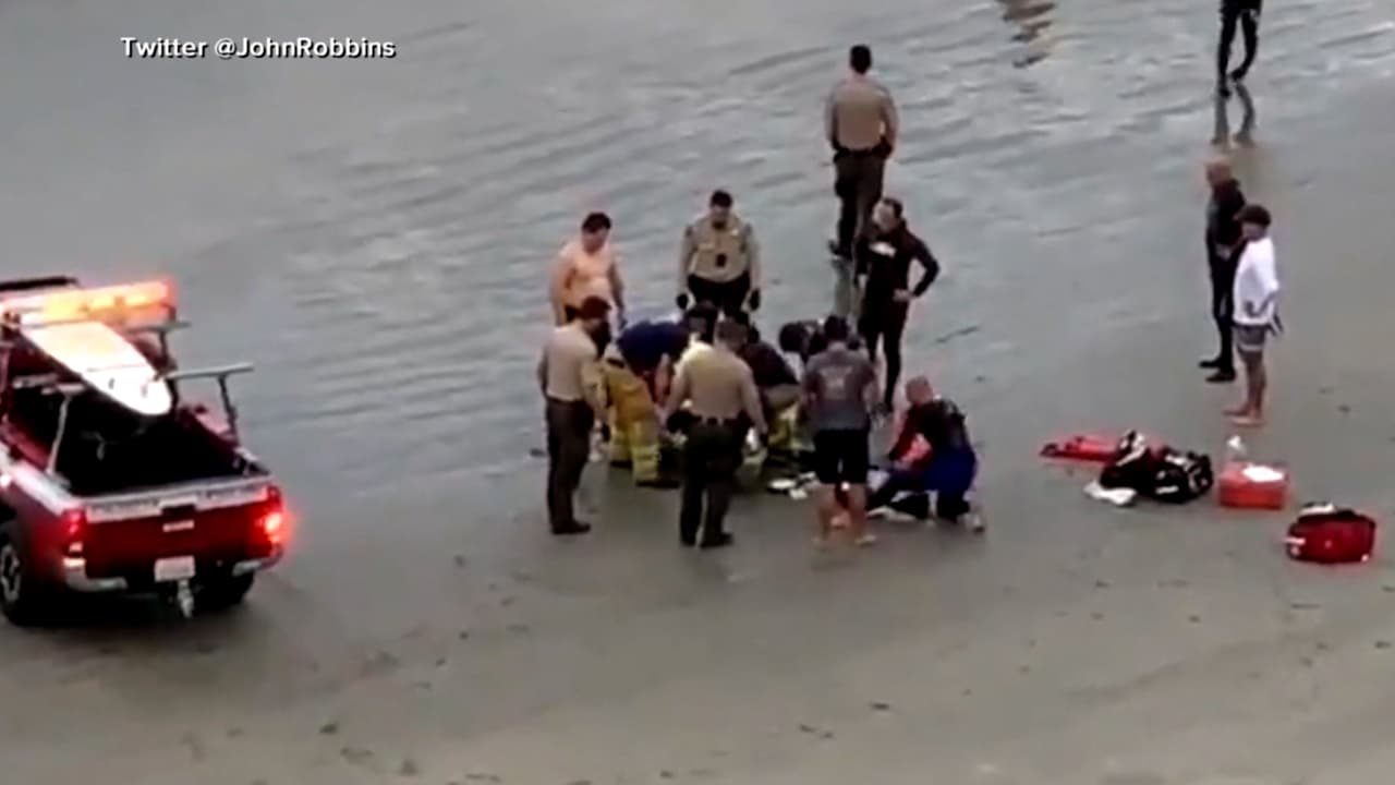 Un tiburón ataca a un adolescente de 13 años en una playa de California y lo deja mal herido