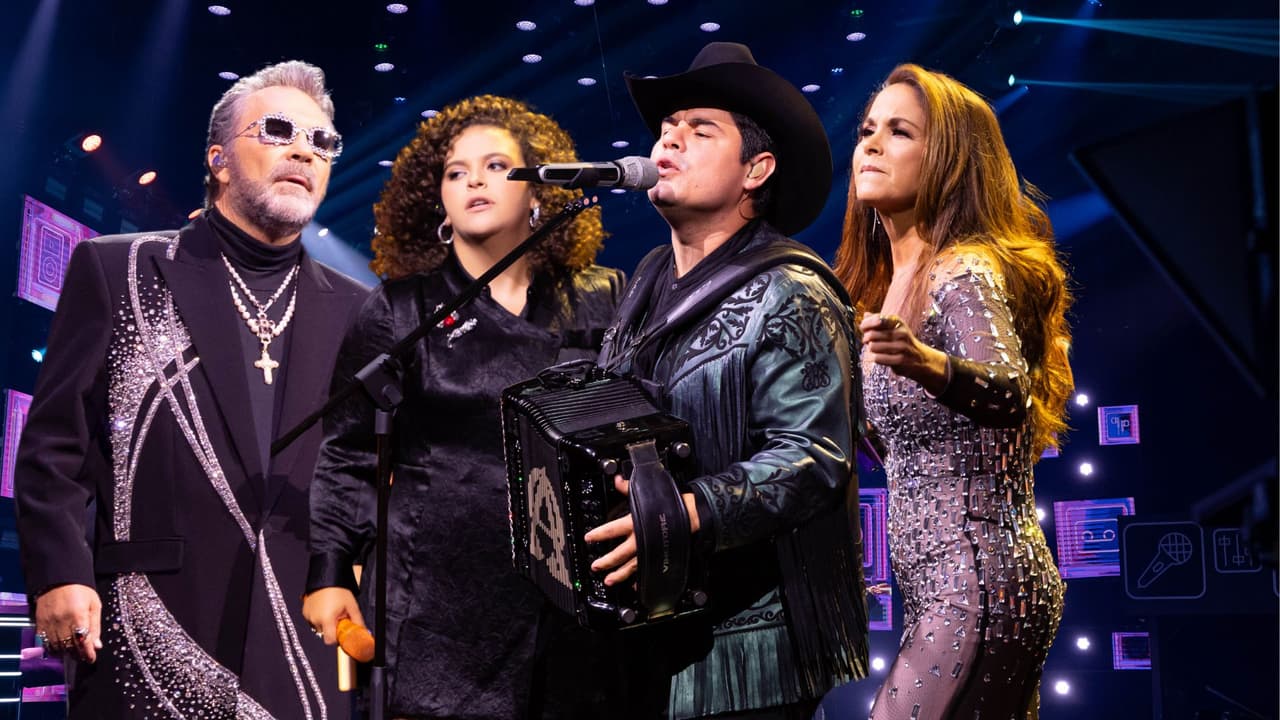 Alfredo Olivas canta con Lucerito, Lucero y el resto de las 'leyendas' en la final de Juego de Voces