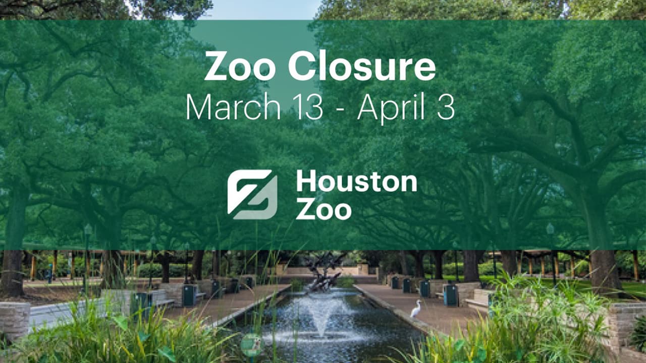 Como precaución de salud pública y para ayudar a prevenir la propagación del coronavirus, el
<a href="https://twitter.com/houstonzoo/status/1238586635710840835" target="_blank">zoológico de Houston</a> informó que cerrará sus puertas temporalmente al público a partir de las 5:00 pm, del viernes 13 de marzo y hasta el 3 de abril. Agrega que su prioridad es la salud y seguridad de su personal, voluntarios, invitados y animales que están bajo su cuidado.