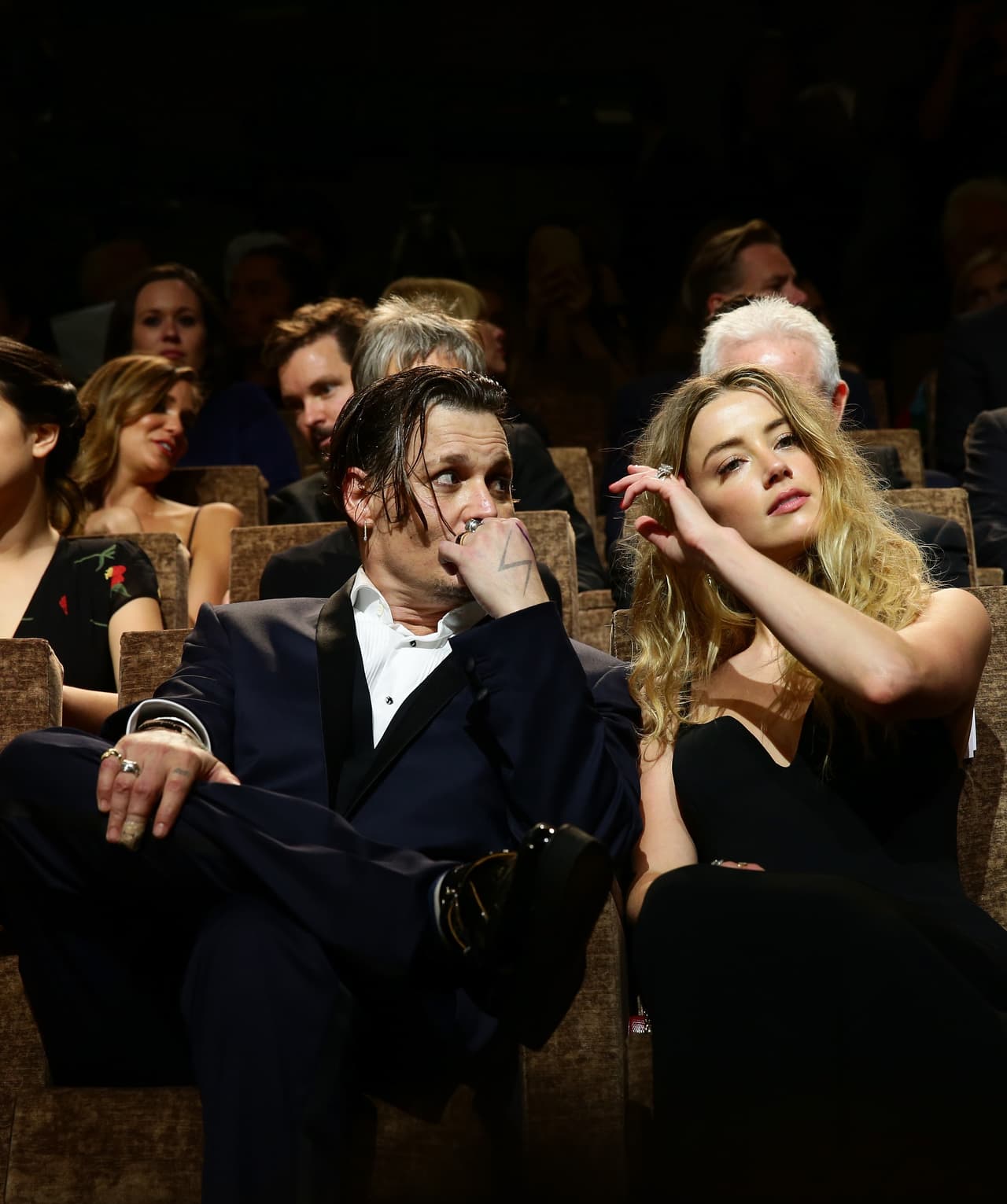 Johnny Depp y Amber Heard en Venecia