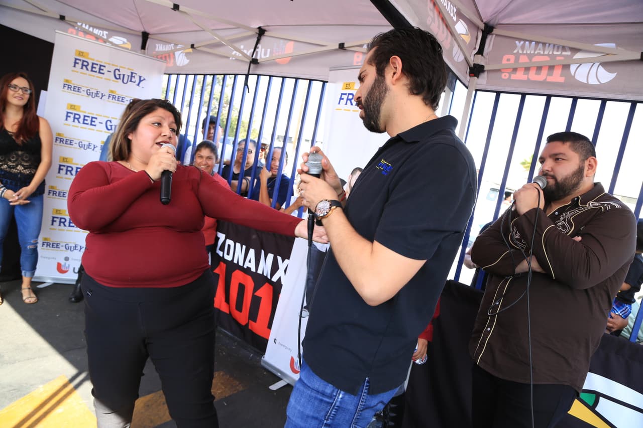 El Free-guey show es muy querido por su público y estas fotos lo demuestran.