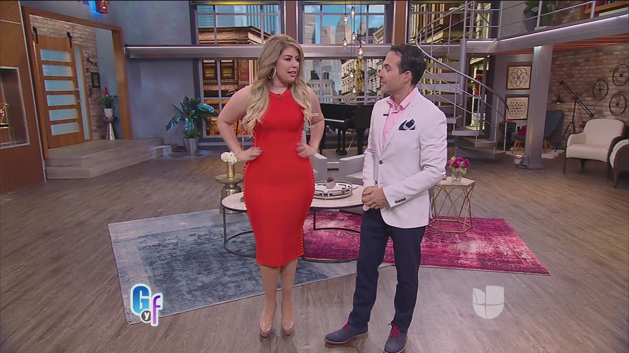 Evelyn Sicairos fue invitada a conducir El Gordo y La Flaca