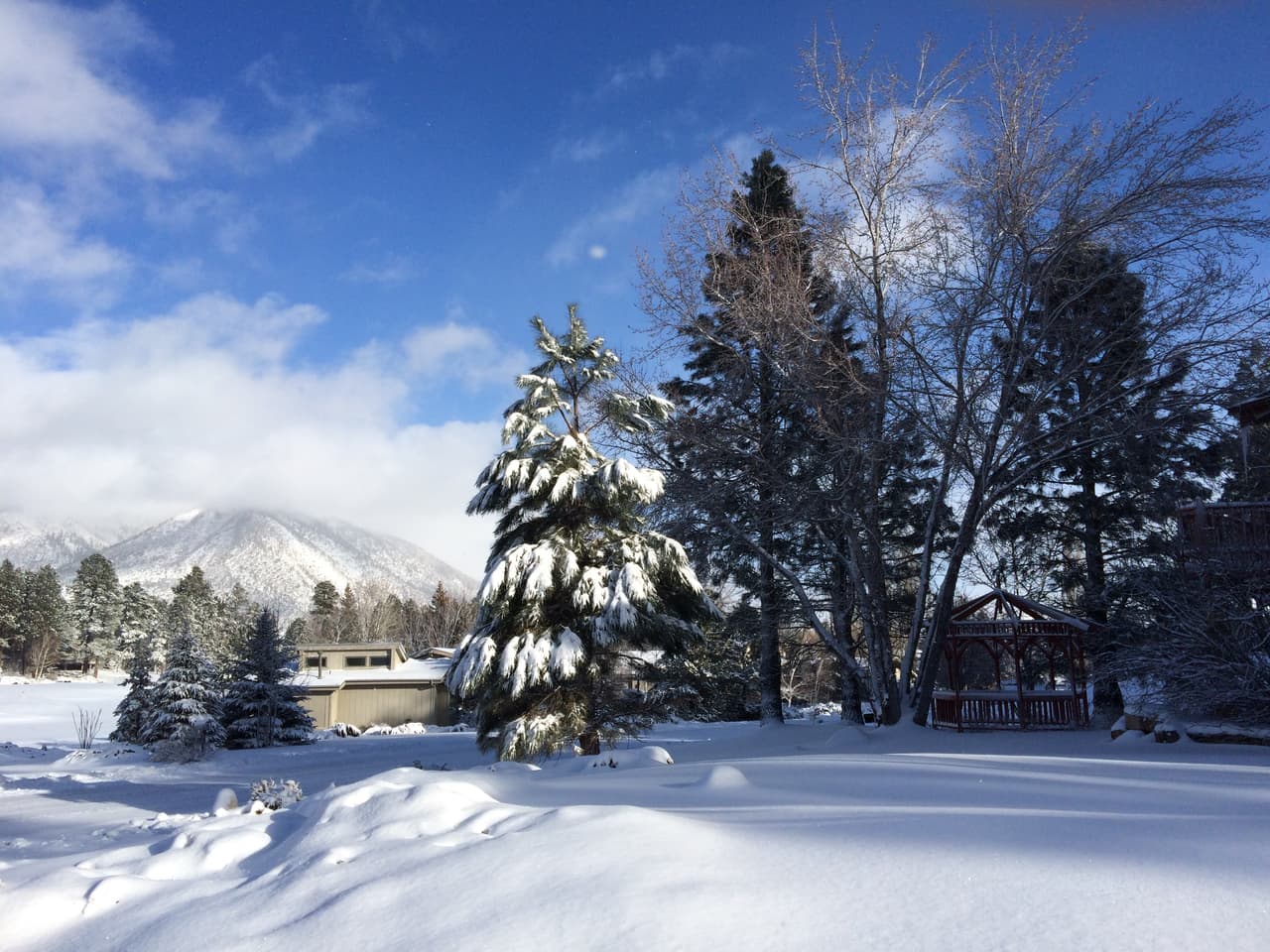 Residentes del norte de Arizona y personas que tengan planeado viajar al norte, deben tener precaución porque los caminos se encuentran muy resbalosos.