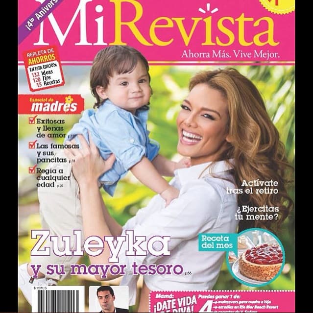 Y ya Sebastián José es todo un galán de revistas.