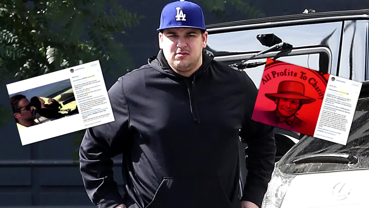 Rob Kardashian está decidido a bajar de peso