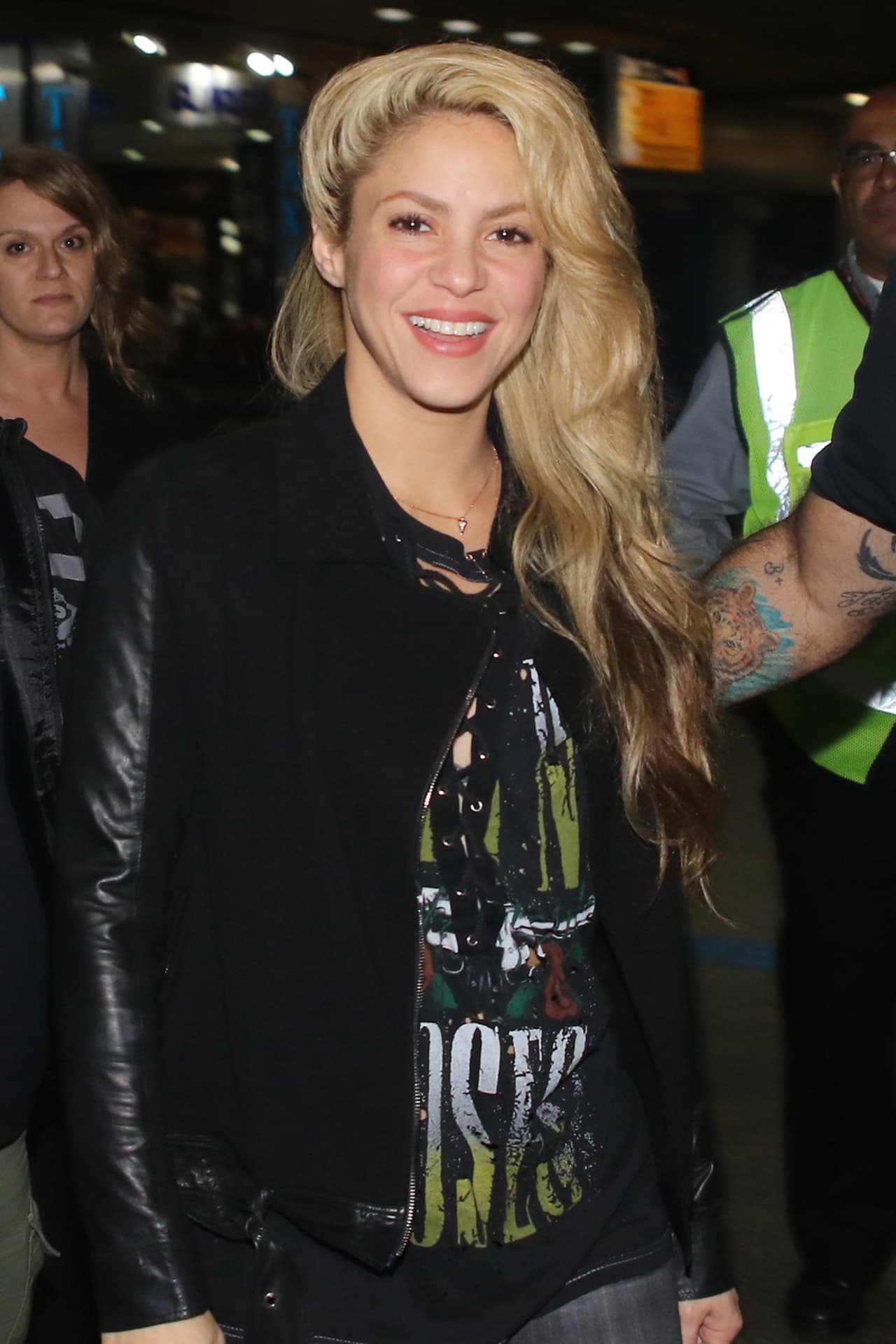 Ella jamás perdió la sonrisa.