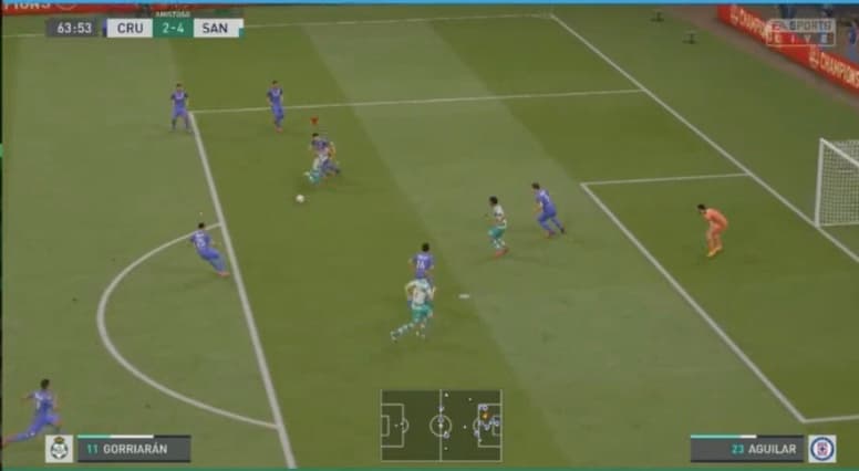 Cruz Azul no logra salir del sótano y esta vez caen frente al Santos de Eduardo Aguirre con un marcador de 3-4.