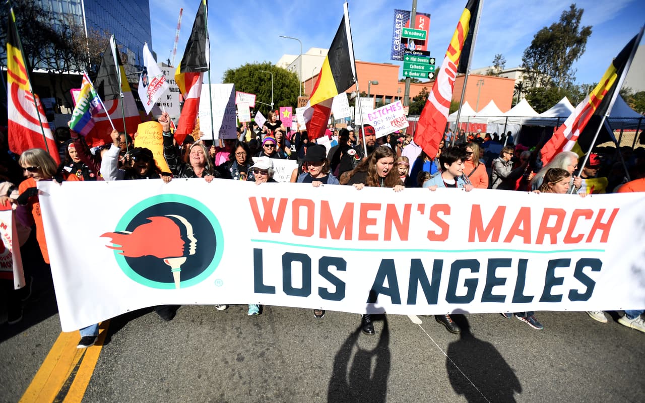 Los Ángeles se sumó a la cuarta versión de la marcha que se realizó en cientos de ciudades de Estados Unidos.