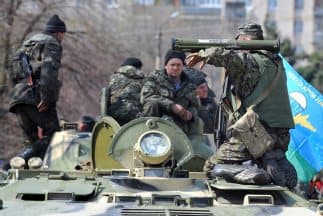 Unidades blindadas de Ucrania.
