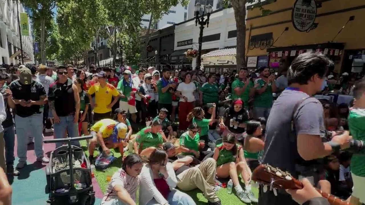 Marea verde invade a San José: Así se vivió el primer día del mundial de futbol