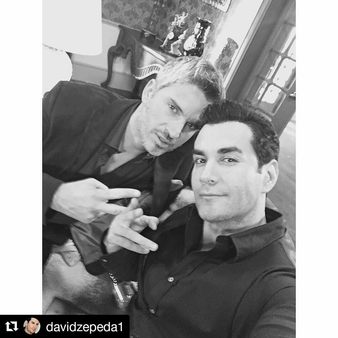 Ramiro Fumazoni y David Zepeda fueron rivales de amor, pero fuera de cámaras se la pasaban de lujo.