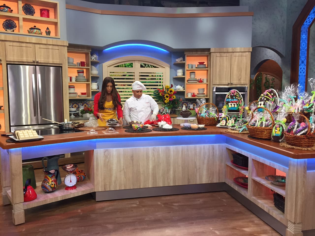 A ella le tocó preparar una dulce receta.