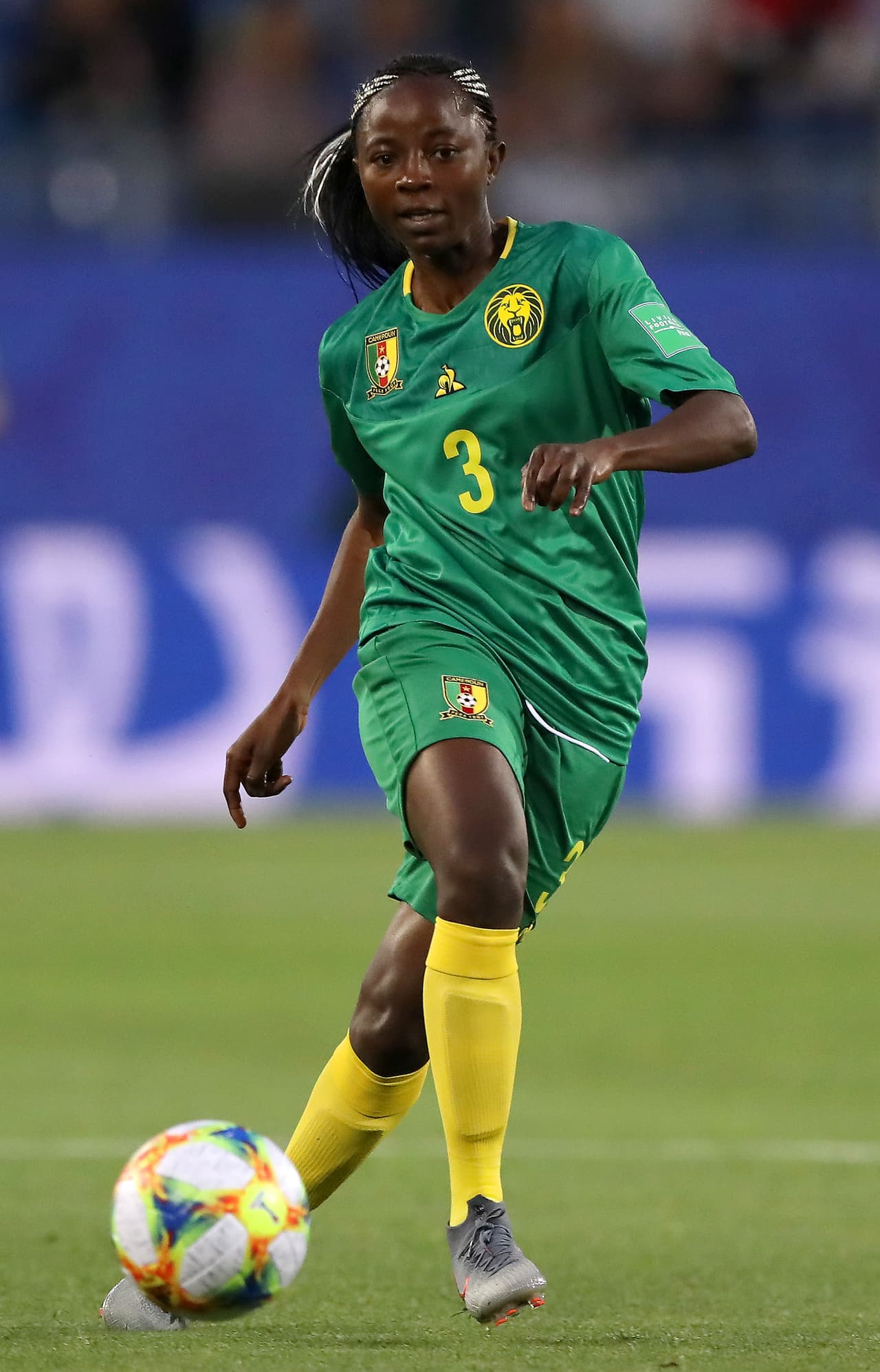 Ajara Nchout. Camerún vs Nueva Zelanda, FIFA Women's World Cup, 20 Junio 2019.
<br>