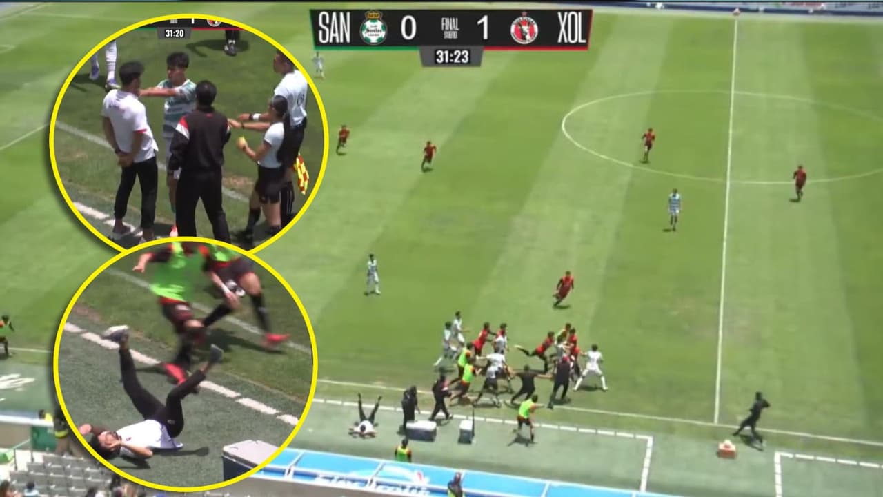 Se olvidaron los valores; jugador Sub 19 de Santos, agrede a técnico de Xolos 