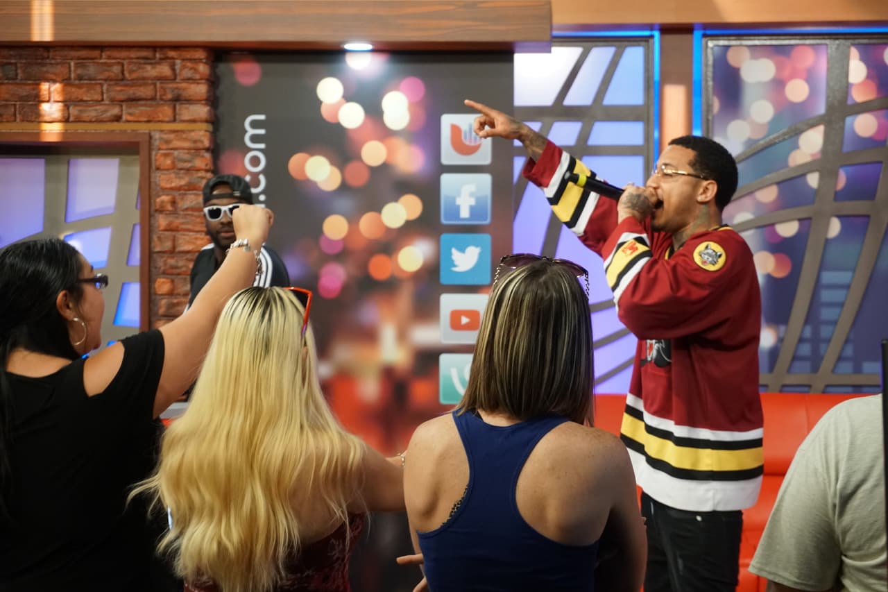 Kirko Bangz live inside the Uforia Lounge