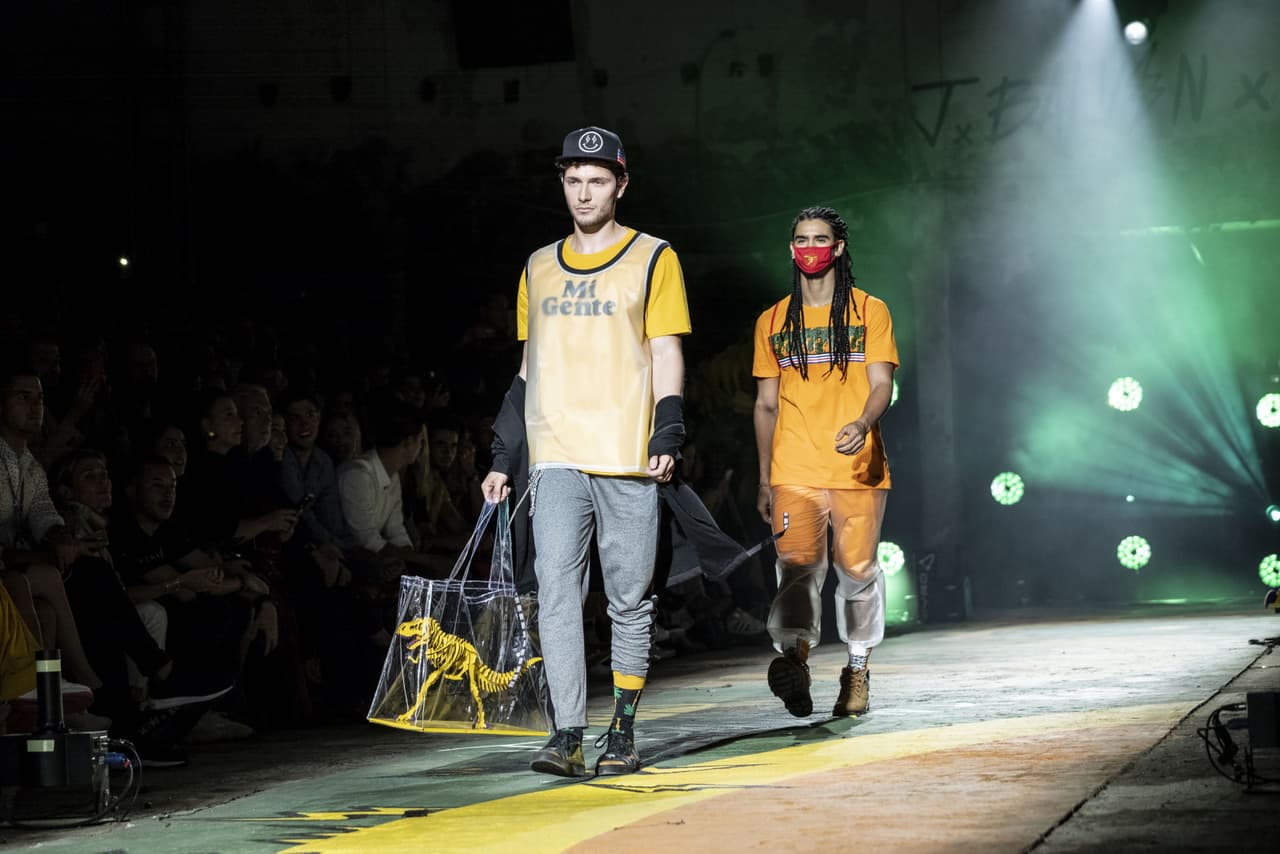 J Balvin presenta su colección de moda en Colombiamoda 2018.