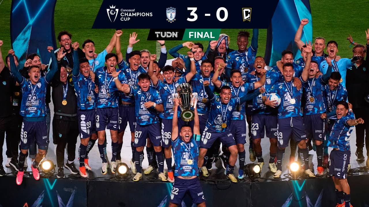 Pachuca golea a Columbus Crew en la Final de Concacaf Champions Cup