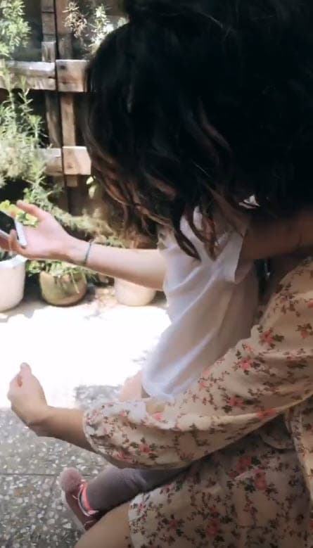 Fue Sergio Mayer Mori quien se encargó de grabar a la pequeña Mila con su familia.