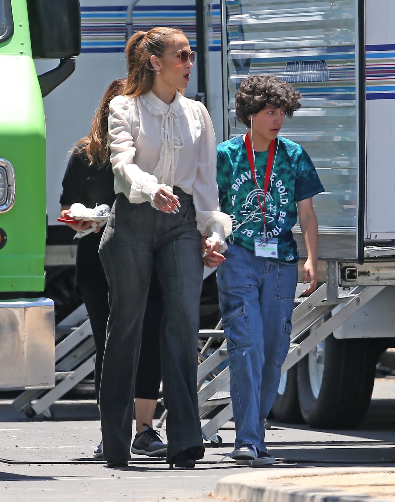 Ese amor también quedó reflejado en estas imágenes en las que fueron captadas JLo y su hija.