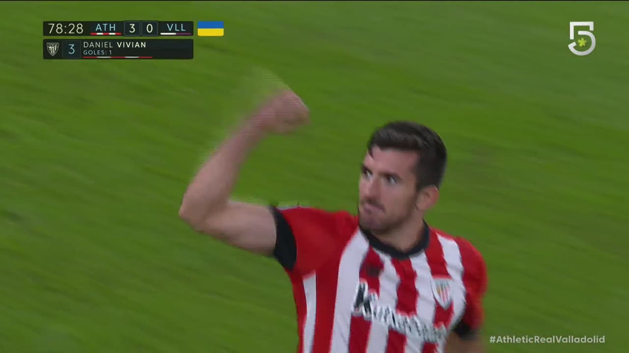 ¡Golazo! Dani mete cabezazo al poste y adentro para el 3-0