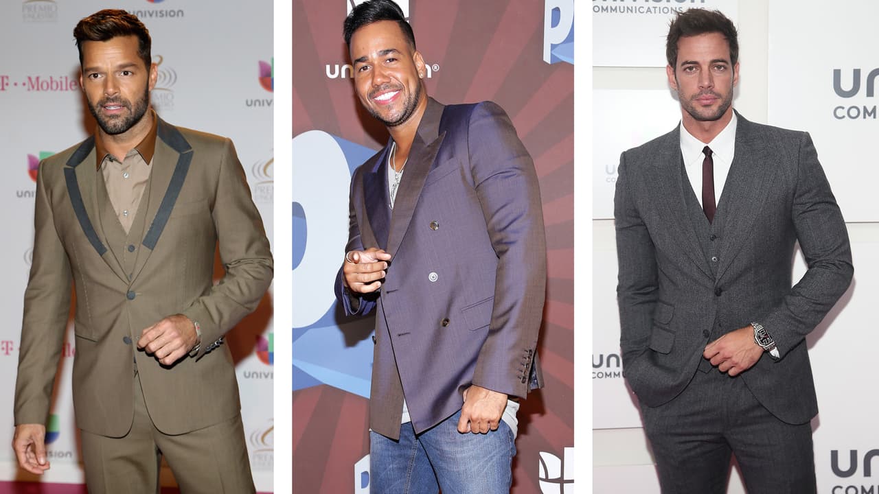 Ricky Martin, Pitbull, William Levy, Romeo Santo y William Valdés saben muy bien cómo lucir perfector en cada aparición pública.