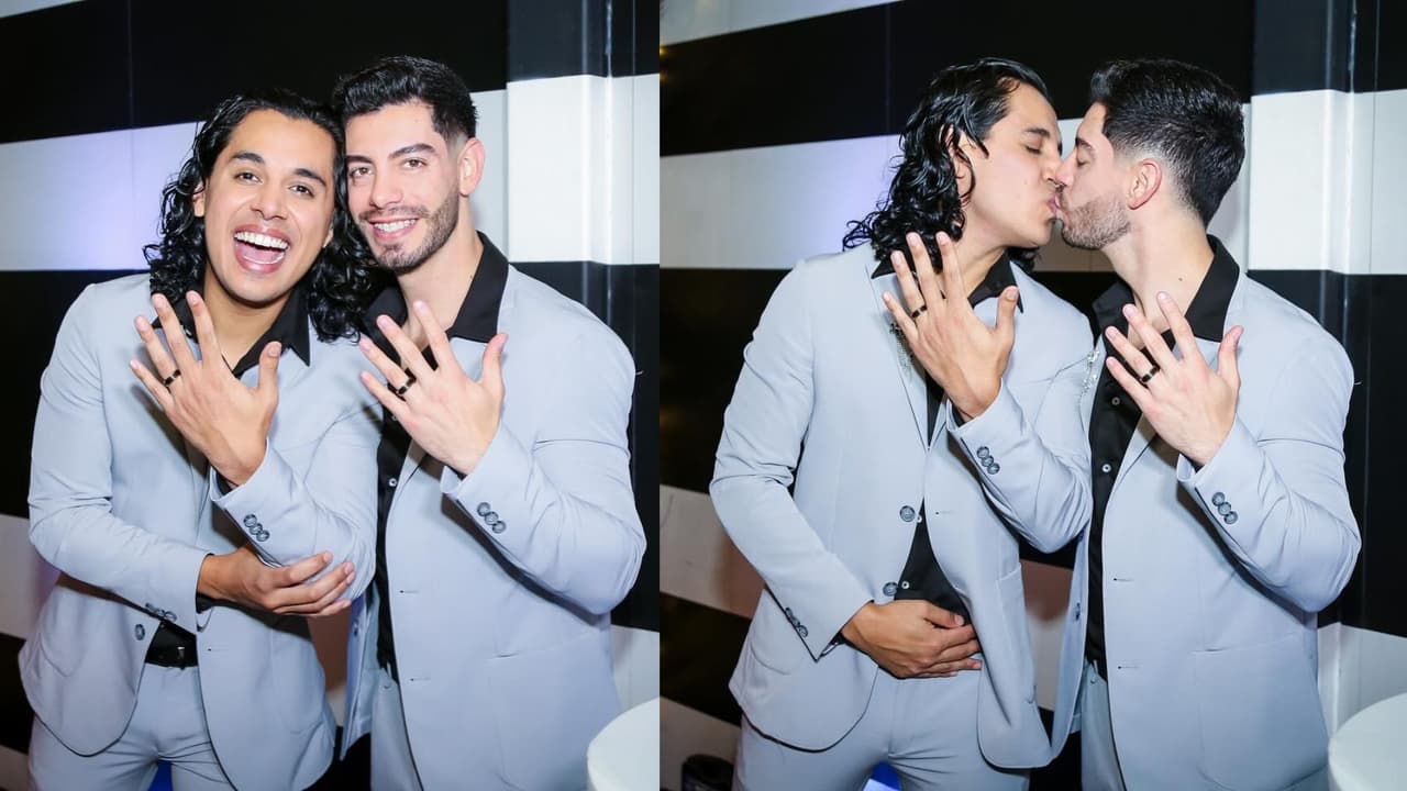 Jhonny Caz y Jonathan Bencomo se casaron legalmente.