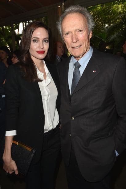 Angelina con Clint Eastwood