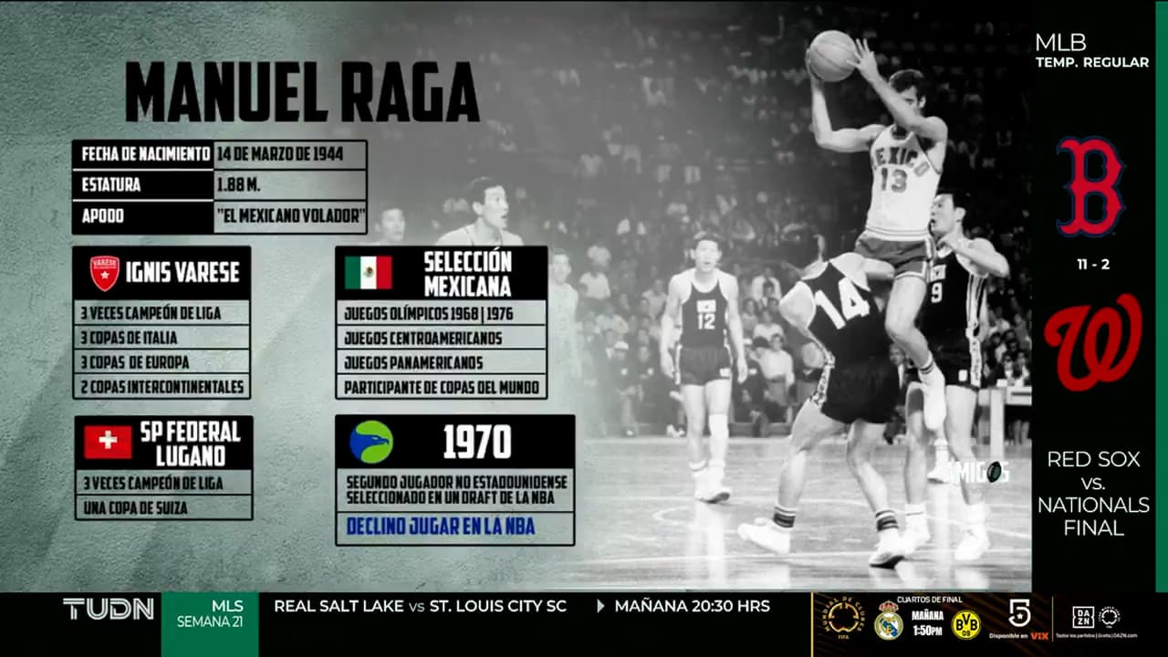 Manuel Raga, el mexicano que rechazó jugar en la NBA