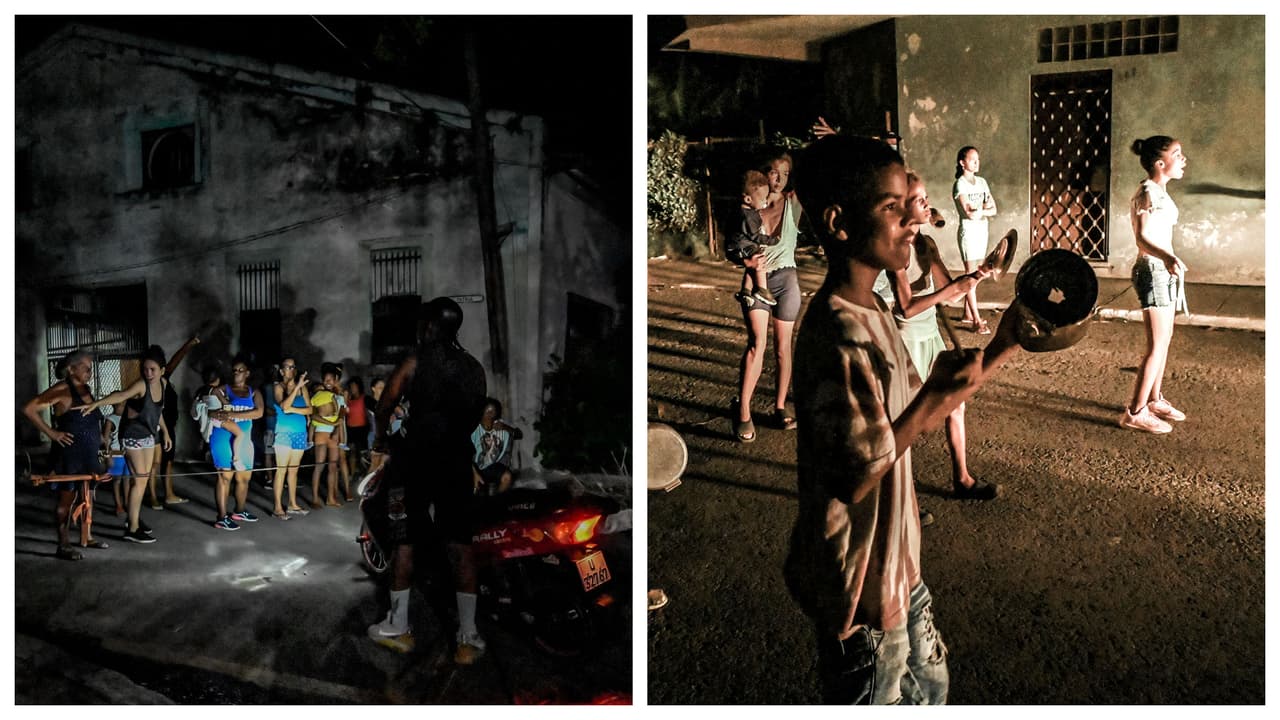Gritos de libertad se suman a las protestas por la falta de electricidad en Cuba