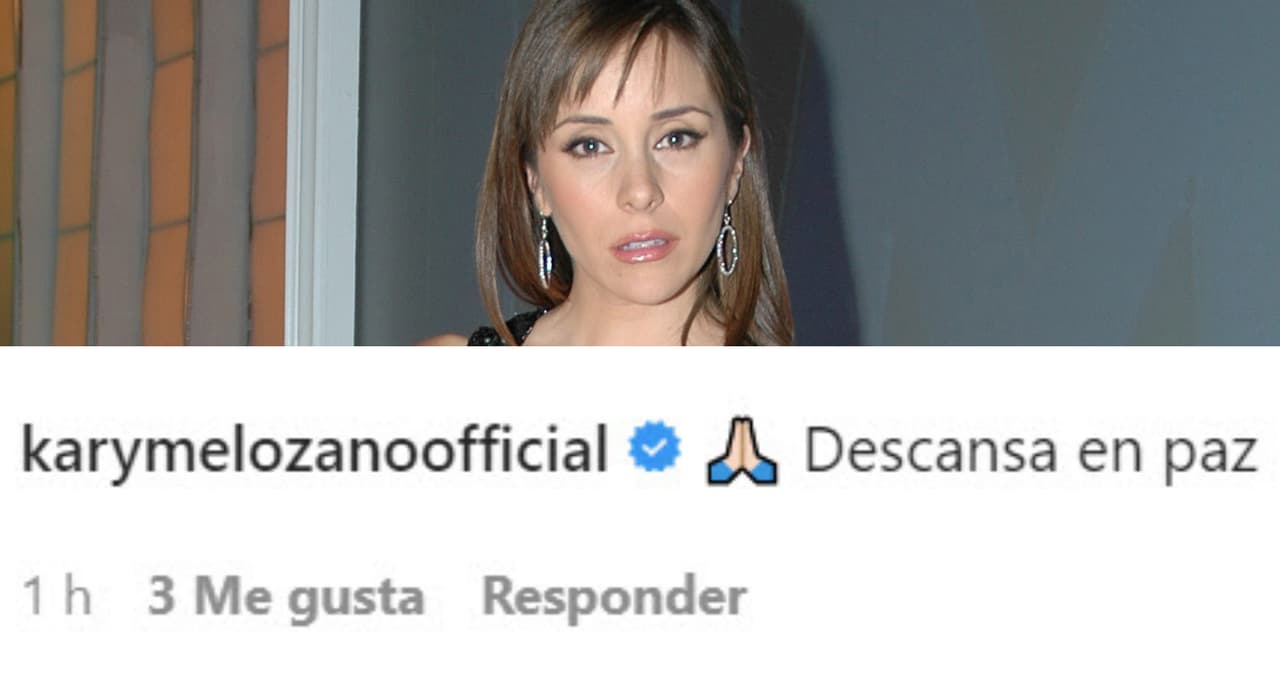 Una de las que ha expresado sus condolencias es Karyme Lozano.