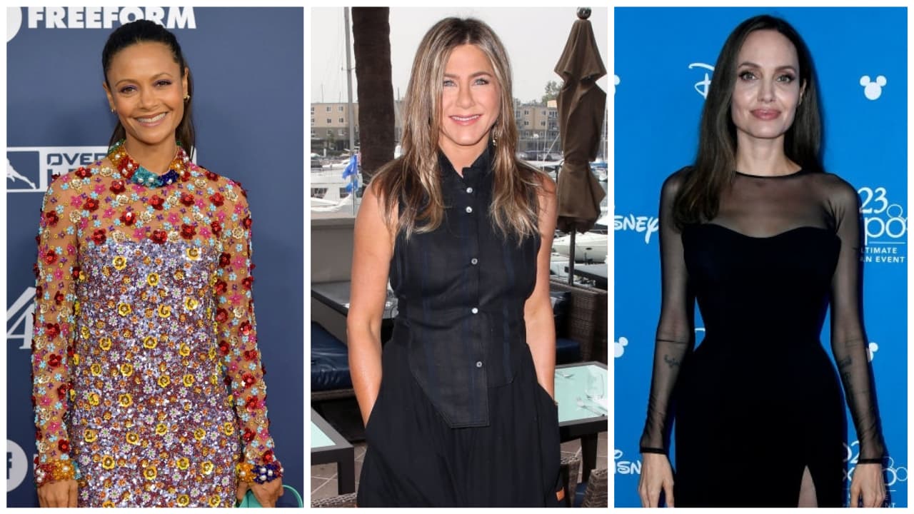 Pero no fueron las únicas parejas del galán de Hollywood, también suenan famosas como Thandie Newton, Jennifer Aniston y 
<a href="https://www.univision.com/famosos/el-emotivo-relato-de-brad-pitt-sobre-su-paso-por-alcoholicos-anonimos-tras-la-separacion-de-angelina-jolie-fotos">Angelina Jolie</a> (de izquierda a derecha).