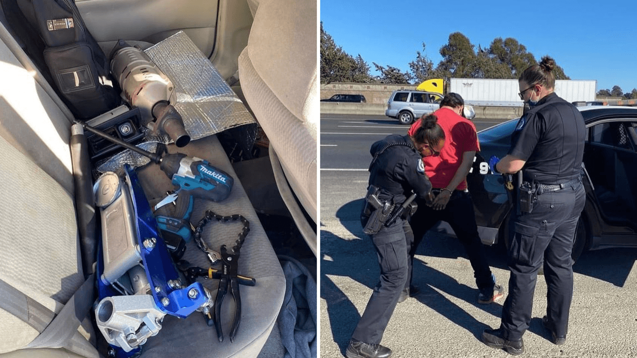 Arrestan a dos sospechosos de robo de convertidores catalíticos en Pinole