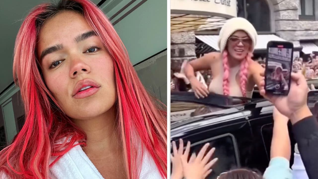 Karol G se ‘roba’ un celular durante el inicio de su gira en Europa: hay evidencia