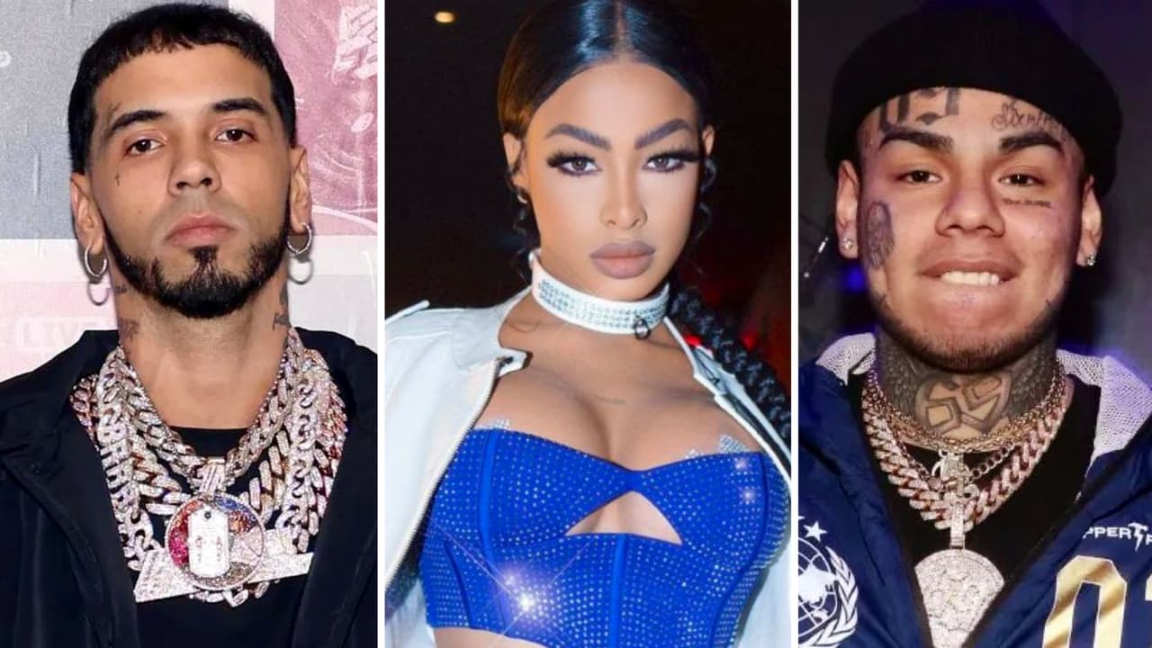 Tekashi se burla de Anuel por la cadena tan pequeñita que le dio a Yailin y él le regala una gigantesca