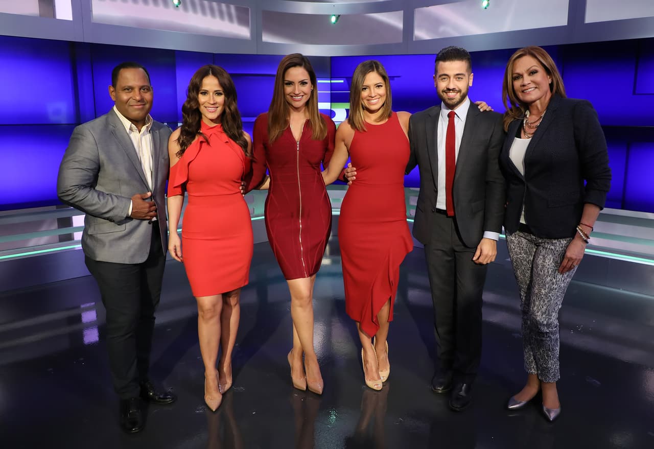 Desde la izquierda, Tony Dandrades, Jackie Guerrido, Michelle Galván, Pamela Silva Conde, Borja Voces y Cecilia Ramírez Harris.