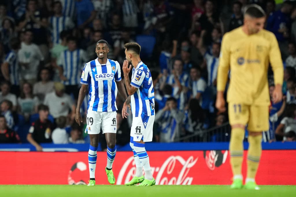 Con dos goles de Lewandowski y un tanto de Ansu Fati y Dembélé, respectivamente, el Barcelona derrotó 1-4 a la Real Sociedad.