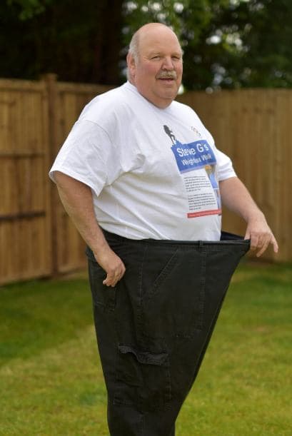 Todos estaban sorprendidos y orgullosos de que Stephen Gallacher perdiera 112 libras en 43 semanas.