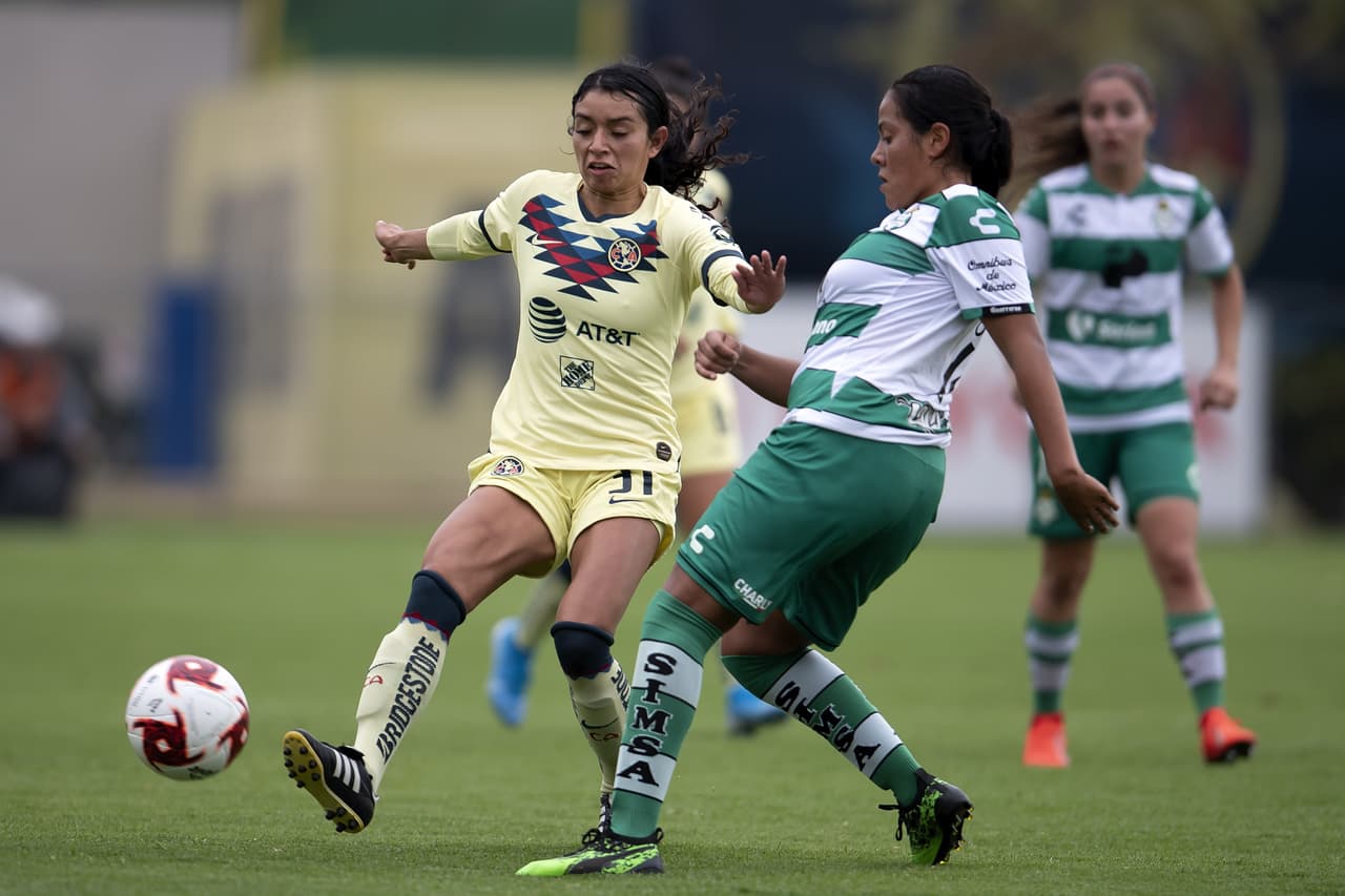 ¡Partidazo en Coapa! Duelo de poder a poder entre el América y las Guerreras del Santos Femenil que nos deleitó con una feria de goles.