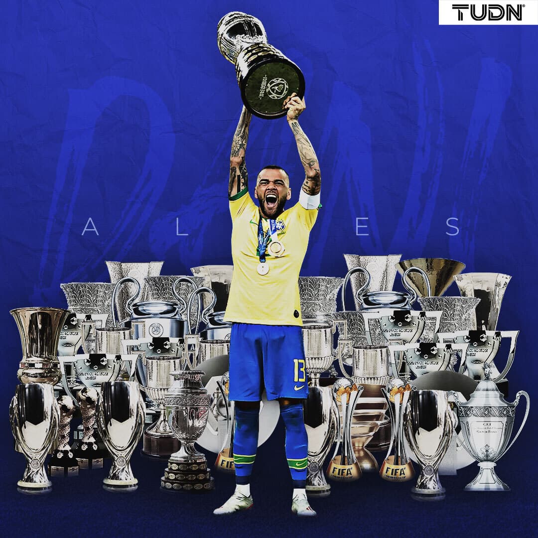 Dani Alves consigue su título número 43 con la medalla de oro de Tokyo 2020