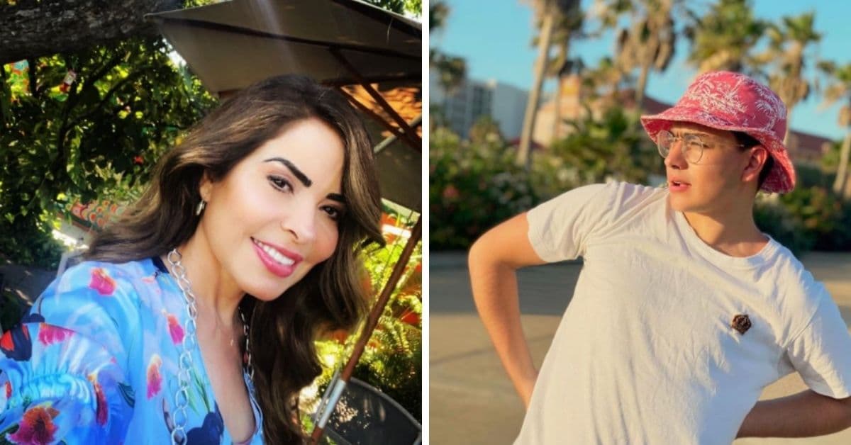 Conoce a Ángel Gómez, el guapo hijo de Gloria Trevi que también es músico