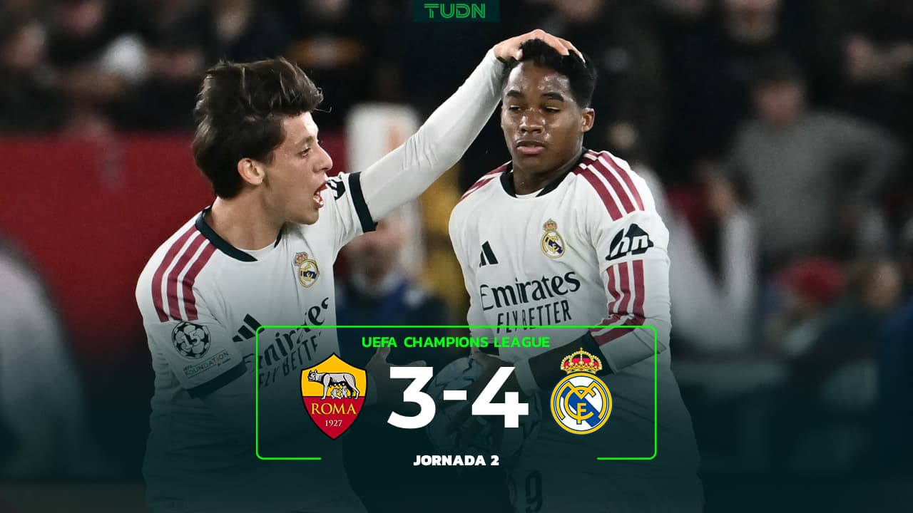 Real Madrid logra hazaña para remontarle a Roma con gol de último minuto