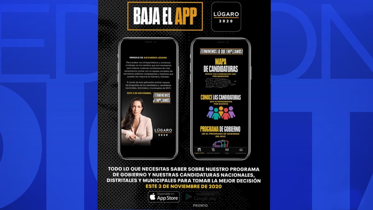 Alexandra Lúgaro anuncia aplicación móvil con programa de gobierno de Victoria Ciudadana