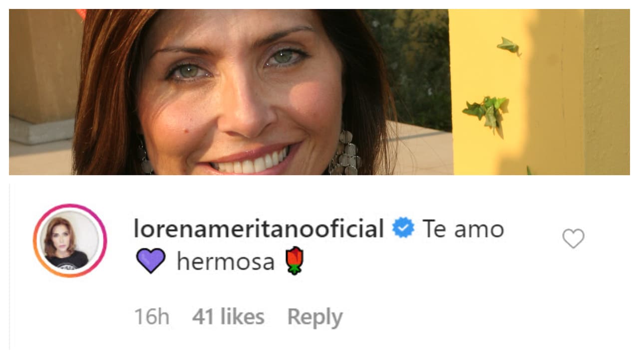 Por ejemplo, la actriz 
<b><a href="https://www.univision.com/famosos/si-fuimos-novias-tras-anos-de-especulacion-yolanda-andrade-confirma-el-noviazgo-que-tuvo-con-lorena-meritano-video" target="_blank">Lorena Meritano</a></b> la saludó desde Argentina: "Te amo hermosa". 
<br>