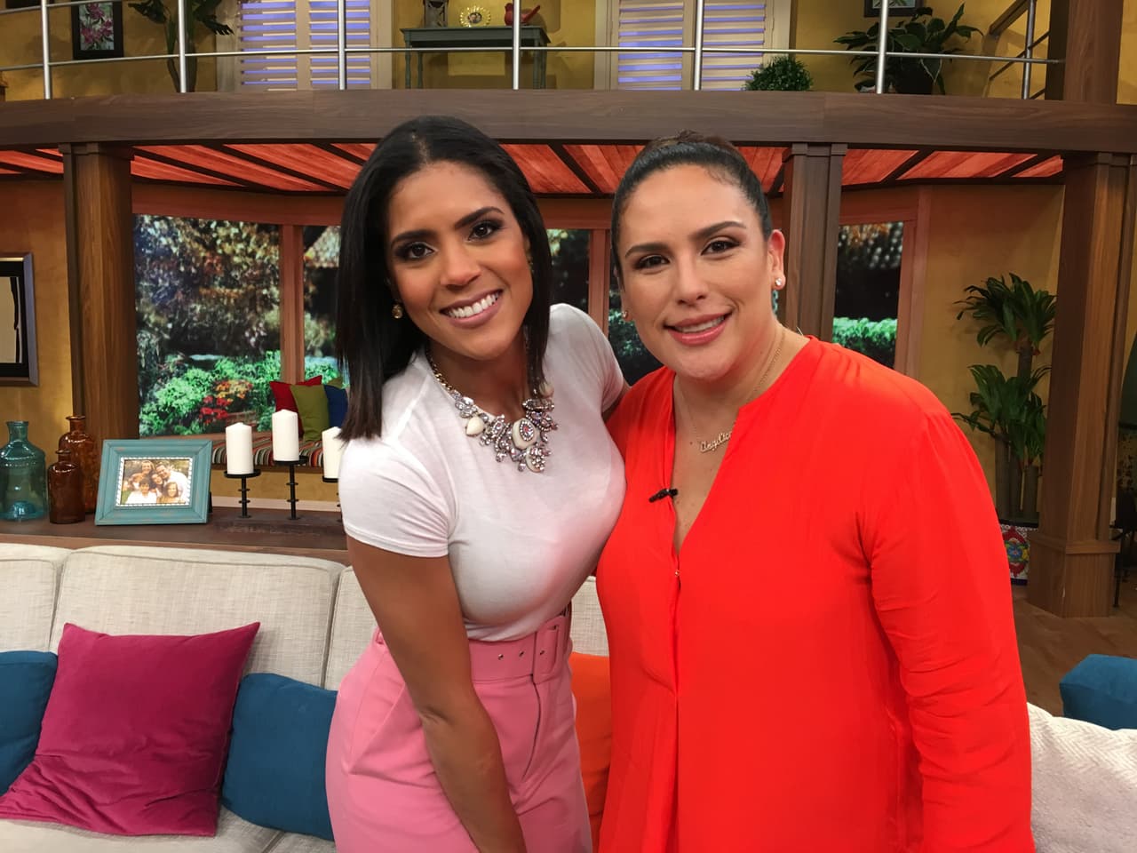 Francisca Lachapel estaba feliz de poder conocer a Angélica Vale.