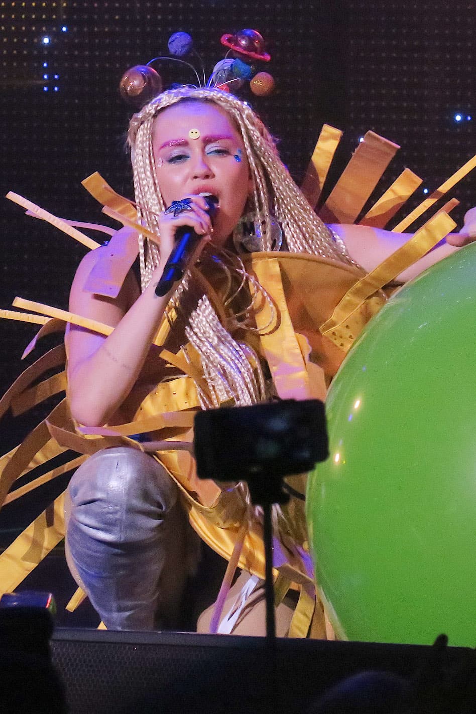 Pero Miley se sintió complacida y estuvo imparable.