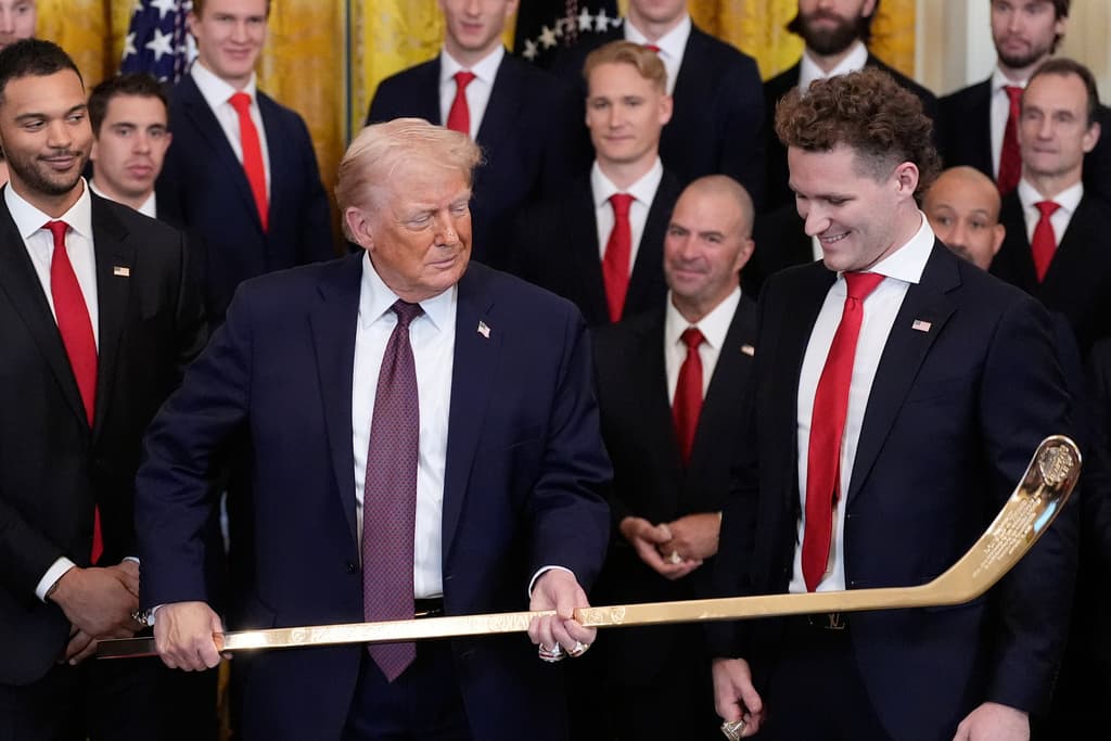 Después de reunirse con María Corina Machado, Trump recibe a los Florida Panthers