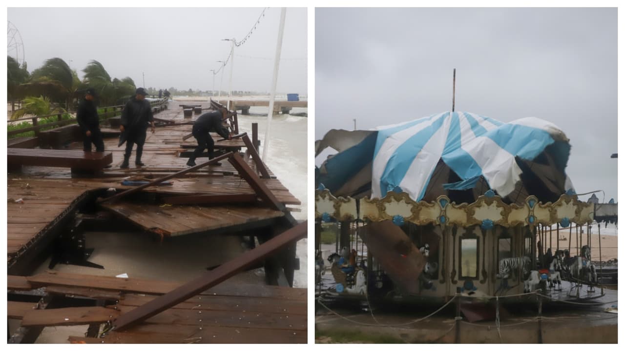 Huracán Milton golpea Yucatán sin víctimas, pero se dirige con fuerza hacia Florida